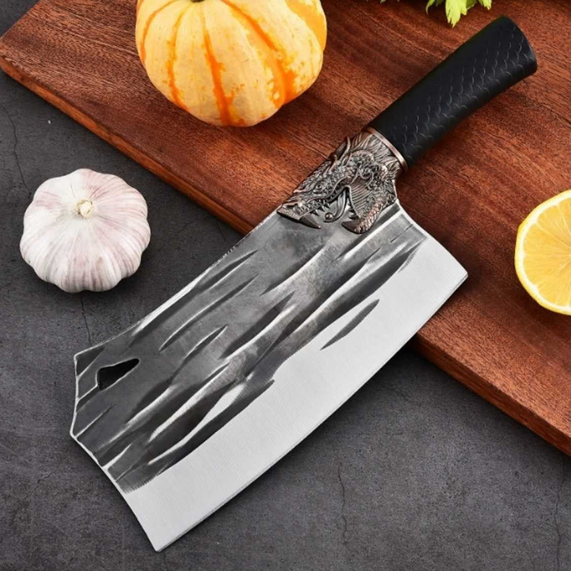 Heavy-Duty Meat Cleaver Kitchen Butcher Knife Meat Cutting – Referdeal