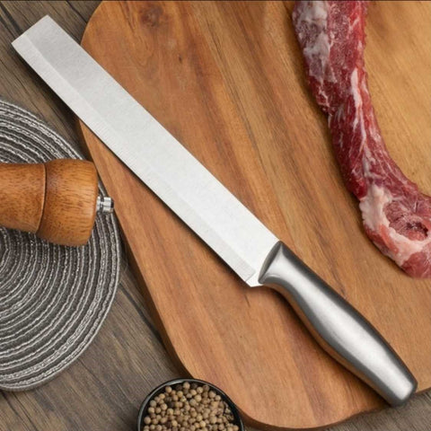 Heavy Duty Stainless Steel Carving Knife for Roasts, Meats, Fruits, Vegetable