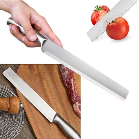 Heavy Duty Stainless Steel Carving Knife for Roasts, Meats, Fruits, Vegetable