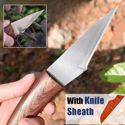 Heavey Duty Garden Grafting Knife with Knife Sheath for Versatile Gardening