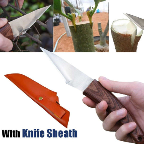 Heavey Duty Garden Grafting Knife with Knife Sheath for Versatile Gardening