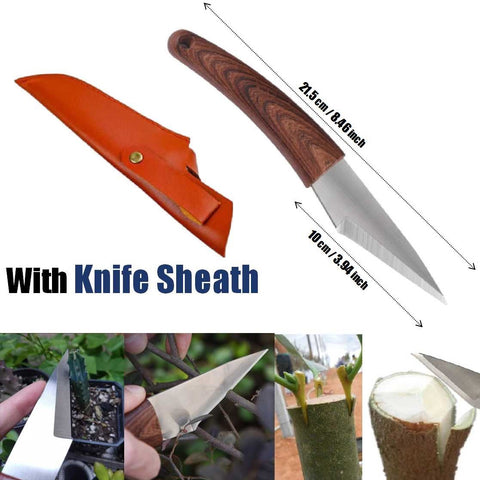 Heavey Duty Garden Grafting Knife with Knife Sheath for Versatile Gardening