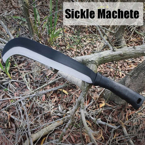 Heavy Duty Sickle Machete for Gardening Weeding Tool, Camping, Outdoor