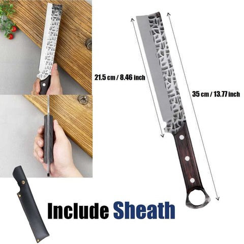 Heavy-Duty Portable Outdoor Camping Machete with Sheath