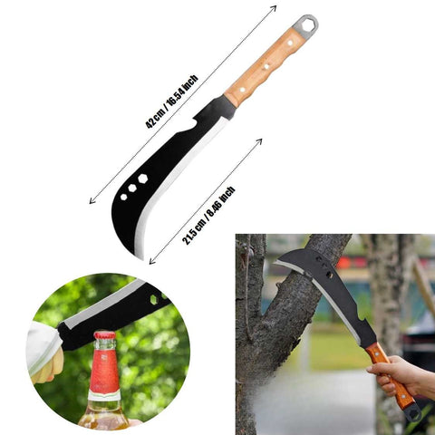 Heavy-Duty Multi-Functional Forged Machete Sharp, Hunting Knife