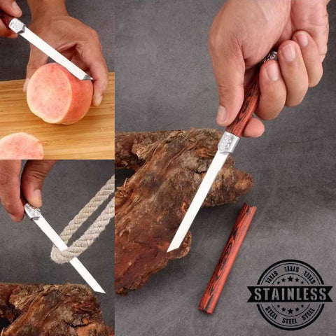 Portable Compact Outdoor Camping Fixed Blade Knife