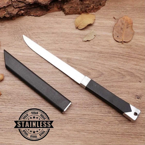 Sharp Stainless Steel Blade Compact Outdoor Knife