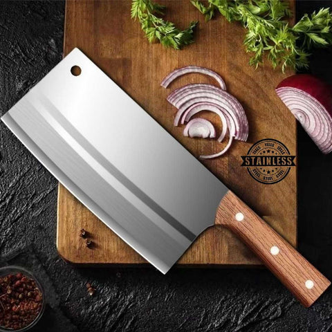 Stainless Steel Kitchen Chef Cleaver Knife Lightweight Sharp Slicing Knife