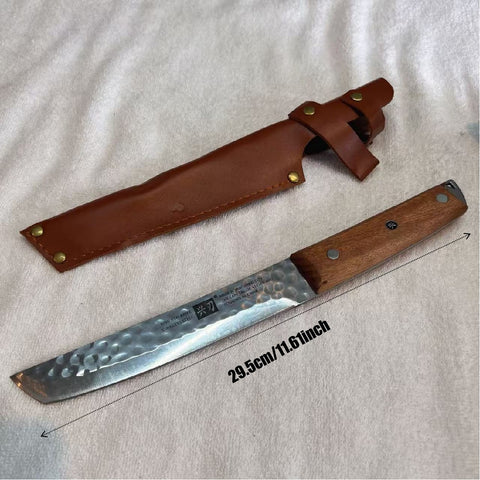 Stainless Steel Camping Knife Outdoor Fixed Blade Knife with Sheath