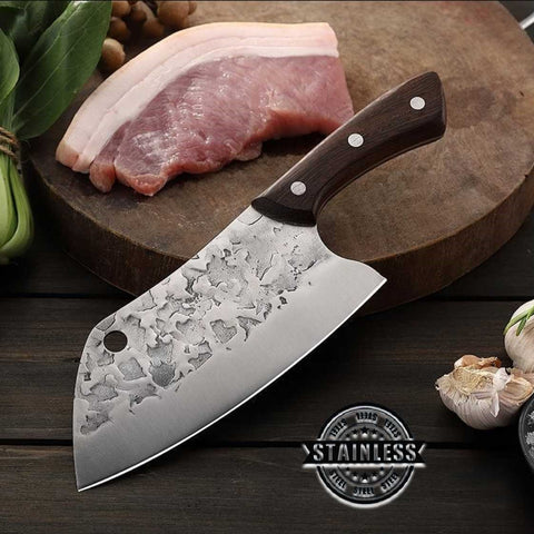 Durable Stainless Steel Kitchen Slicing Cleaver Knife