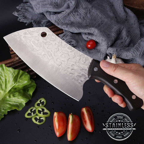 Durable Stainless Steel Kitchen Slicing Cleaver Knife