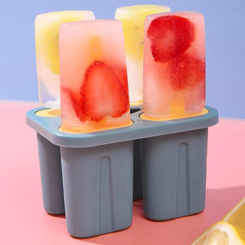 2Pack Ice Cream Popsicle Frozen Ice Cube Ball Moulds Ice Pop