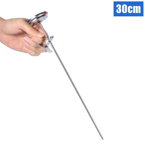 30cm Stainless Steel Cooking Digital Thermometer Probe Portable