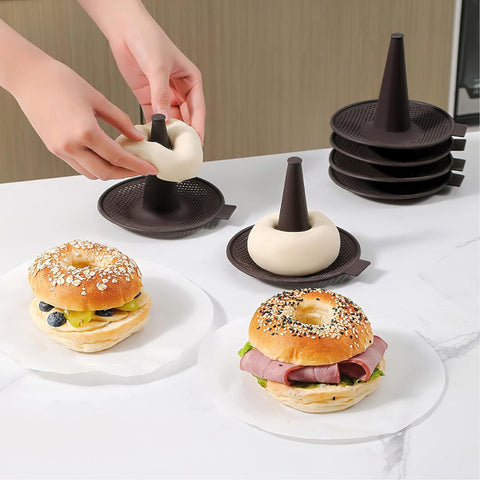 3Pack Silicone Donut Molds Doughnut Moulds Bagels Baking Tray