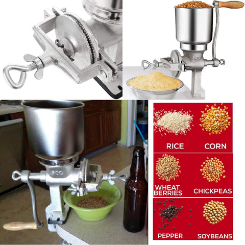Grain Mill Iron Wondermill Food Grain Grinder Corn Grinder Coffee Wheat