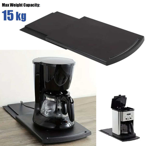 Kitchen Caddy Sliding Tray Compatible With Coffee Maker Blenders Air Fryer