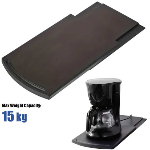 Kitchen Caddy Sliding Tray Compatible With Coffee Maker Blenders Air Fryer