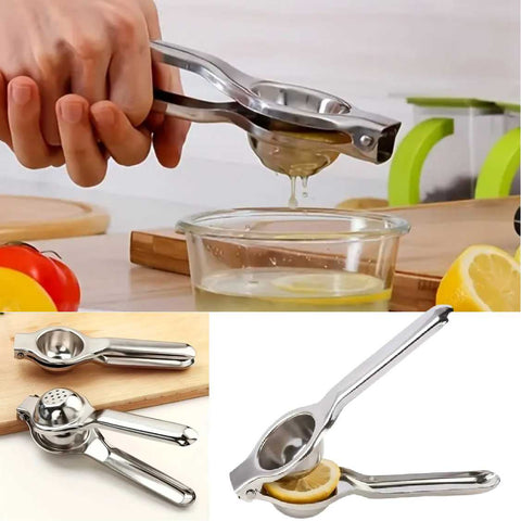 Stainless Steel Lemon Squeezer Manual Fresh Lemon Juicer Hand Press