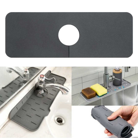 Kitchen Sink Mixer Tap Mats Super Absorbent Fast Drying Bathroom Taps Guard