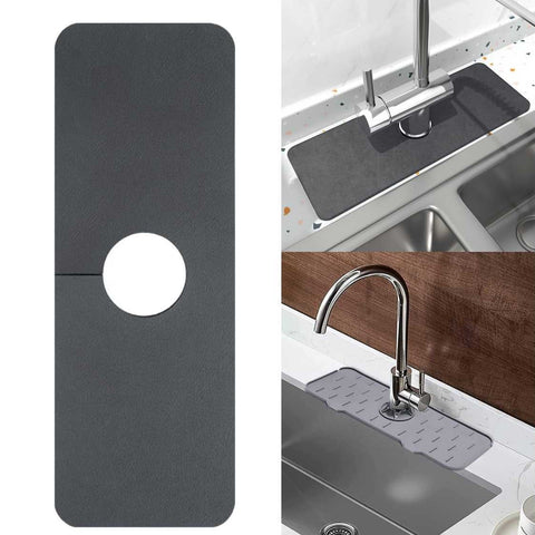 Kitchen Sink Mixer Tap Mats Super Absorbent Fast Drying Bathroom Taps Guard