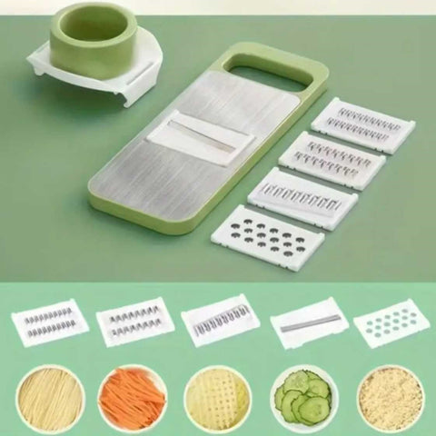 5-in-1 Multi-Purpose Vegetable Slicer Grater Versatile Cutter for Veggies