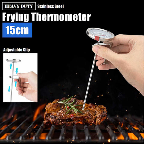 15cm Stainless Steel Cooking Thermometer Probe Portable