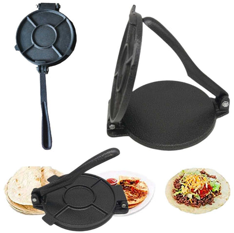 Tortilla Press Roti Maker Chapati Maker Cast Iron