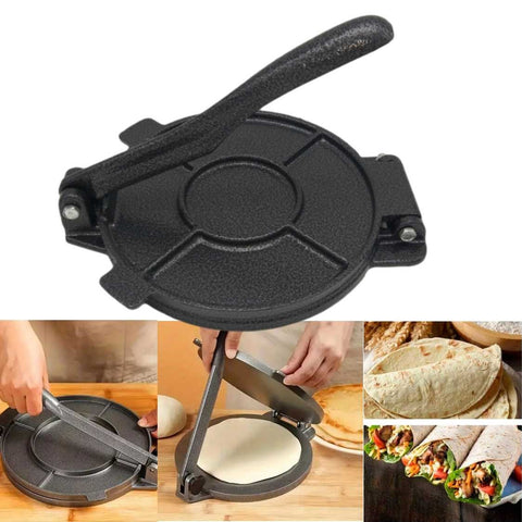 Tortilla Press Roti Maker Chapati Maker Cast Iron
