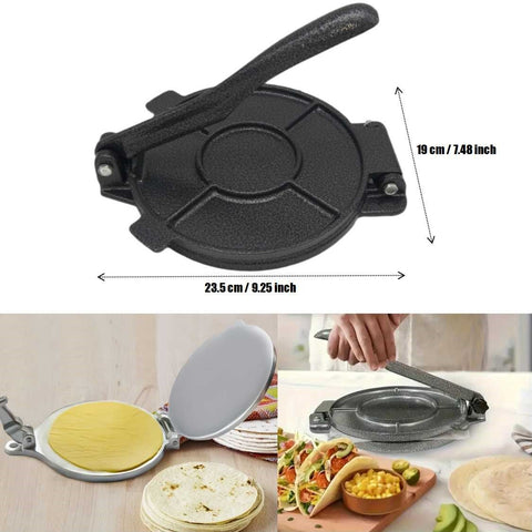 Tortilla Press Roti Maker Chapati Maker Cast Iron