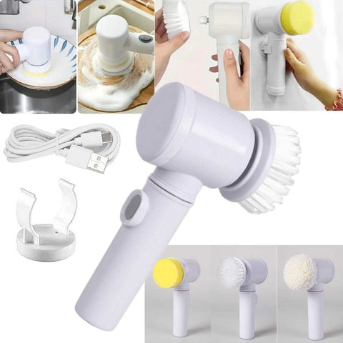 Rechargeable Cordless Electric Rotary Scrubber Cleaning Brush Scrubber Polisher Kits