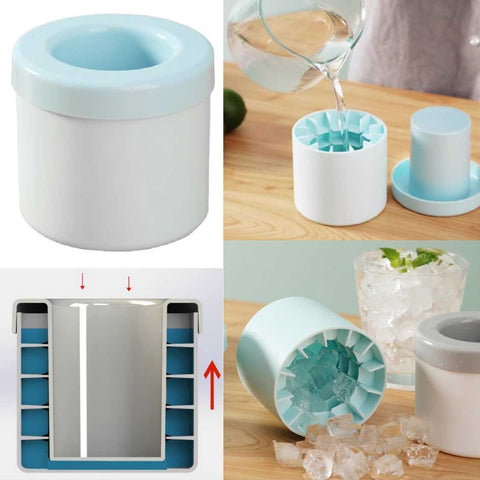 Silicone Ice Bucket Ice Maker Cup Ice Cup Ball Moulds