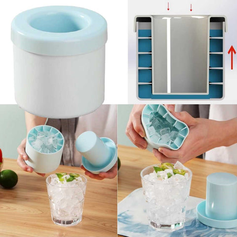 Silicone Ice Bucket Ice Maker Cup Ice Cup Ball Moulds