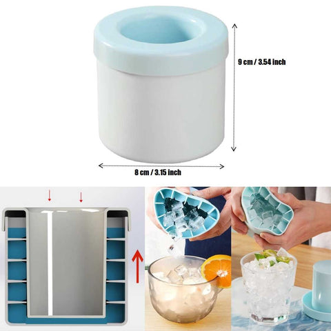 Silicone Ice Bucket Ice Maker Cup Ice Cup Ball Moulds