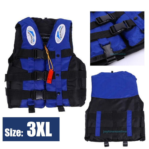 Life Jacket Unisex Adult Life Jacket with Adjustable Fit Buckles - 3XL Size