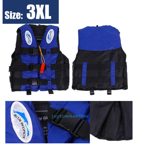 Life Jacket Unisex Adult Life Jacket with Adjustable Fit Buckles - 3XL Size
