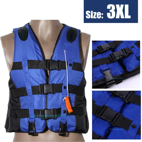 Life Jacket Unisex Adult Life Jacket with Adjustable Fit Buckles - 3XL Size