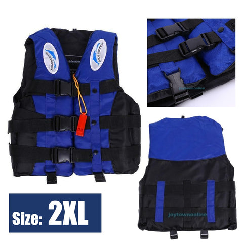 Life Jacket Unisex Adult Life Jacket with Adjustable Fit Buckles - XXL Size