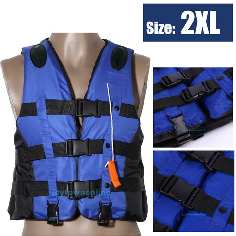 Life Jacket Unisex Adult Life Jacket with Adjustable Fit Buckles - XXL Size