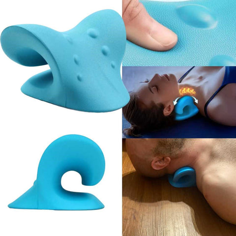 Neck and Shoulder Relaxer Chiropractic Pillow Neck Stretcher
