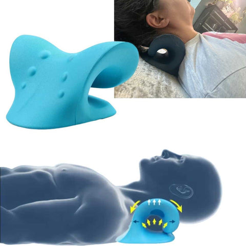 Neck and Shoulder Relaxer Chiropractic Pillow Neck Stretcher