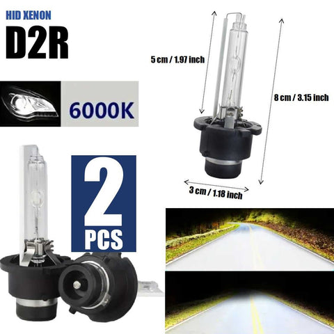 D2R HID XENON BULB Headlight -  Pair