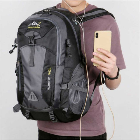 Tramping Pack 40L Back Pack Bag Black