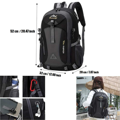 Tramping Pack 40L Back Pack Bag Black