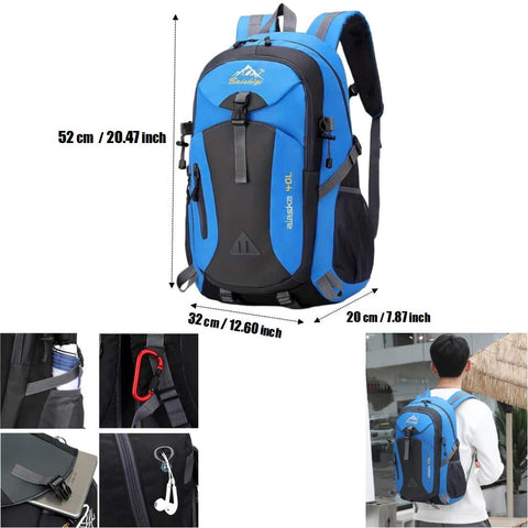 Tramping Pack 40L Back Pack Bag Blue
