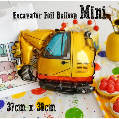Party Decoration Balloon - Foil Balloon - Mini Excavator