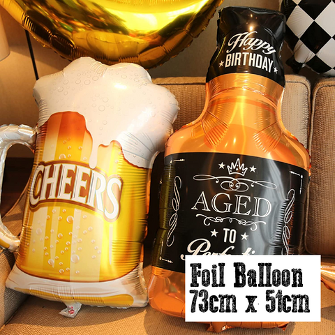 Party Decoration Balloon Large Foil Balloon - Beer Mug