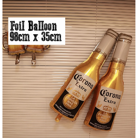 Party Decoration Balloon Large Foil Balloon - Corona Beer Bottle