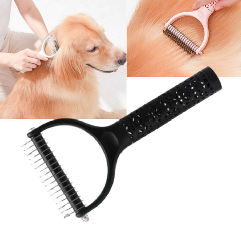 Professional Pet Dog Cat Hair Grooming Brush Fur Shedding Comb Trimmer Tool
