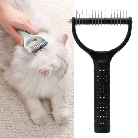 Professional Pet Dog Cat Hair Grooming Brush Fur Shedding Comb Trimmer Tool