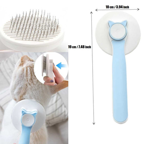 Pro Cat Dog Brush for Shedding Fur hair Clippers Grooming Brush Comb Tool